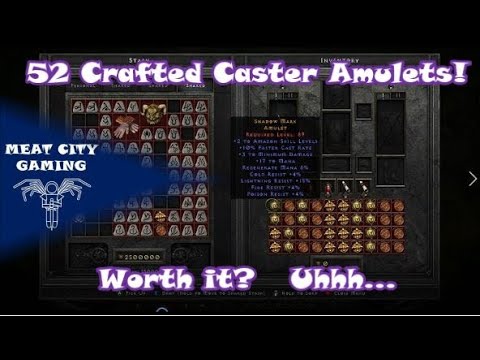 D2R // Crafting 52 Caster Amulets