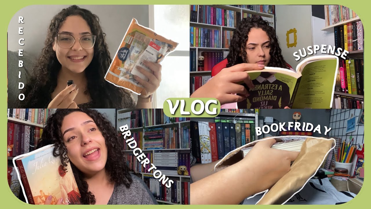Um suspense incrível, Unboxing de livros e bridgertons | VLOG
