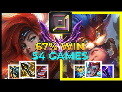 【 67 % Win Heimerdinger 】vs MissFortune - BOTTOM - MASTER - League of Legends Elite Gameplay