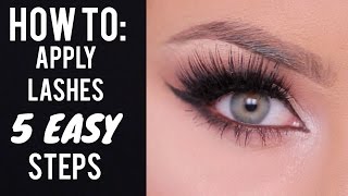 HOW TO: Apply False Lashes in 5 Steps