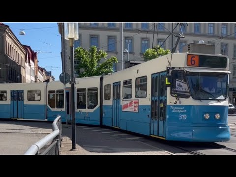 Sweden, Gothenburg Tram 6 From Grönsakstorget To Korsvägen