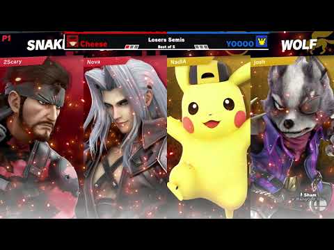 2Scary & Nova (R) vs. NadiA & Joshh (Y) - Losers Quarters - Smashkatoon 52