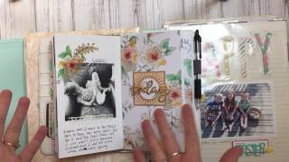 Freckled Fawn Scrapbooking in a Traveler's Notebook (adventure 1)