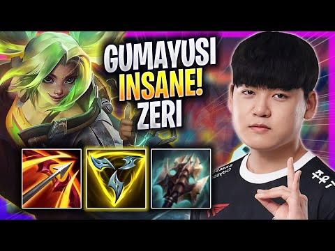 GUMAYUSI IS INSANE WITH ZERI! - T1 Gumayusi Plays Zeri ADC vs Ashe! | Season 2023