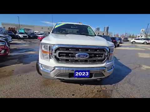 2023 Ford F-150 LARIAT 4WD SuperCrew 5.5' Box in White for sale at Pine Tree Ford in Woodbridge, ON