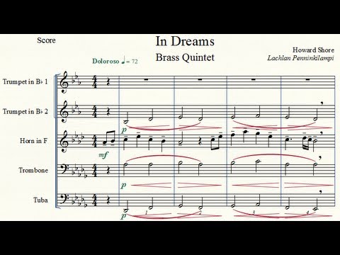 [LOTR: FOTR] In Dreams (Main Theme) - Brass Quintet