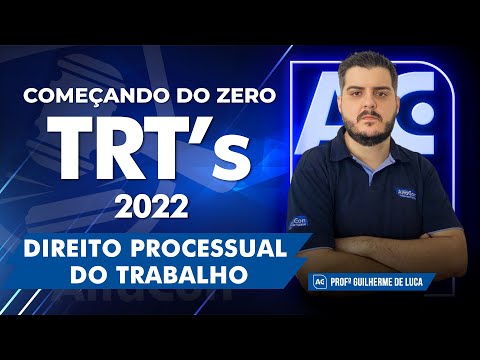 Começando do Zero TRTs 2022 - Direito Processual do Trabalho - AlfaCon AO VIVO