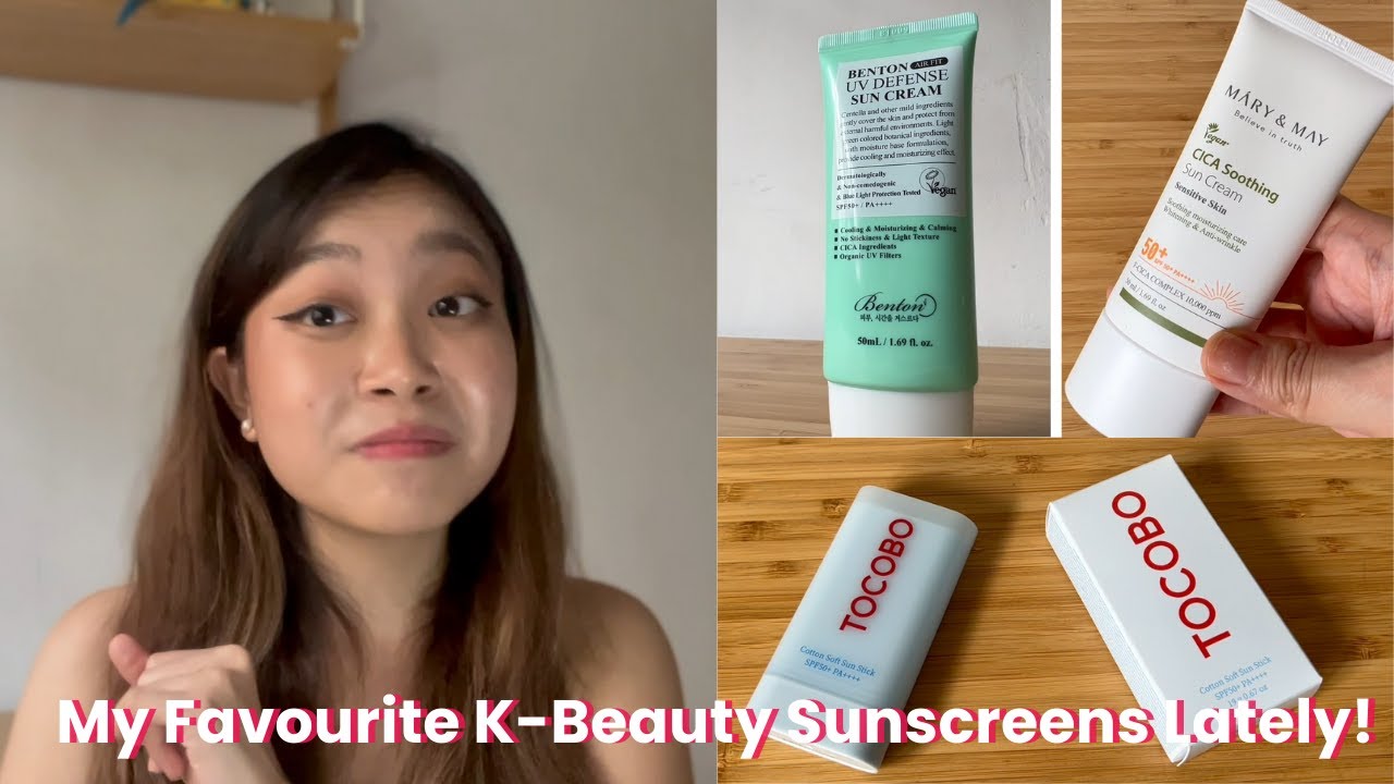 Our Top Korean Sunscreens For Different Skin Types!