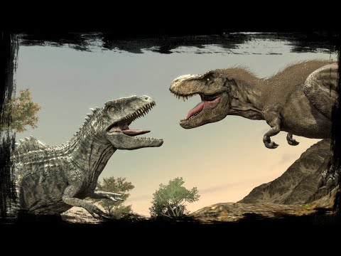 [SFM] Jurassic world prologue T-rex VS Giganotosaurus