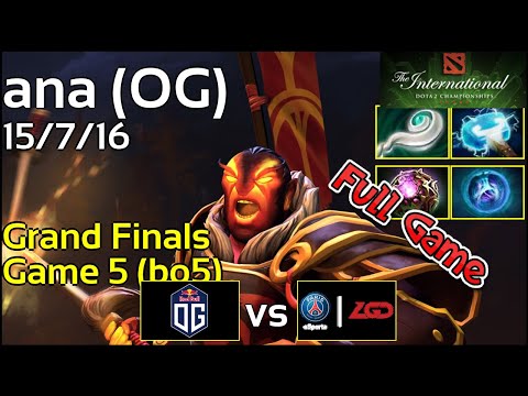 TI8: OG.ana - TI8 Main Event - Grand Finals - TI 2018 - Full Game Ember Spirit