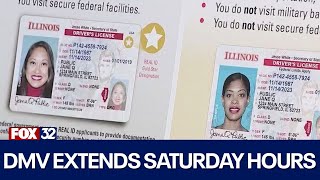 Illinois DMV offices extending Saturday hours for REAL ID services