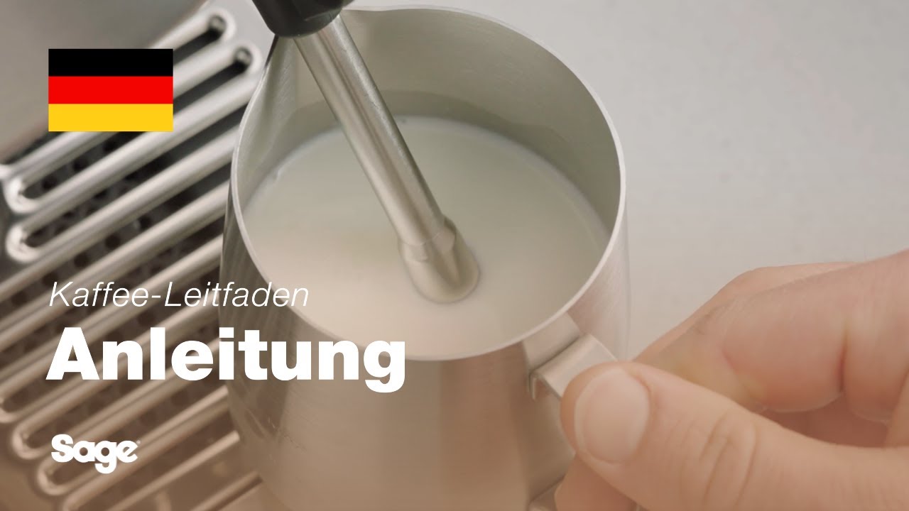 Anpassen von Milchtemperatur und -textur