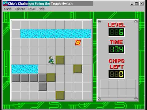 CCLP2 level 6 solution - 163 seconds (unofficial route)