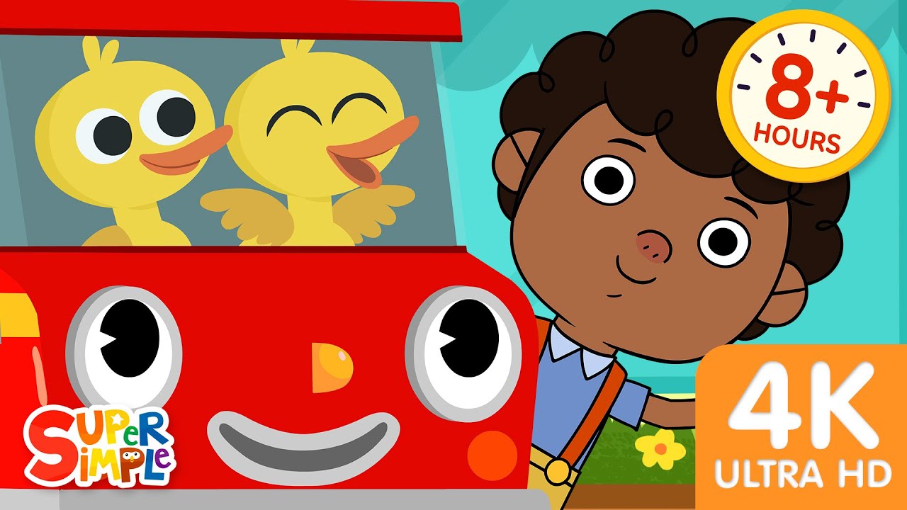 All-Day Kids Songs in 4K HD | Educational Super Simple Songs for Preschool