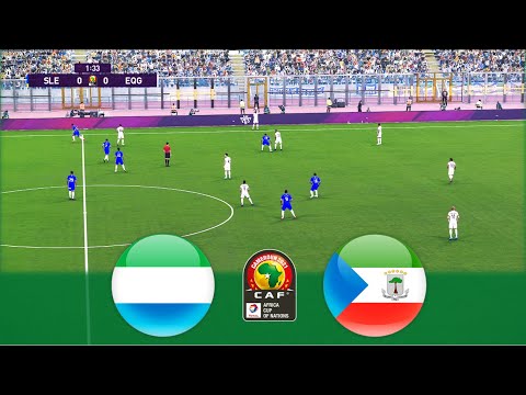 Highlights Sierra Leone 🆚 Equatorial Guinea | TotalEnergies AFCON 2021 | Realistic Gameplay