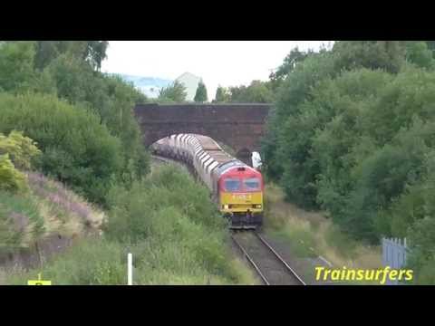 DB Class 60 No. 60079 on 6H43 Pendleton - Tunstead Sdgs @ Denton on 30.07.15 - HD