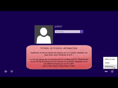 comment debloquer session windows 8