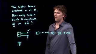 How Many Rubber Bands to Increase Acceleration? | Physics with Professor Matt Anderson | M5-06