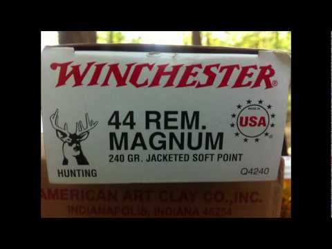 .44 mag gel test: Winchester 240 gr JSP