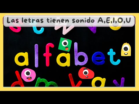Las letras tienen sonidos A, E, I ,O, U