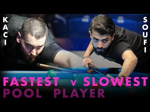 Fastest Pool Player v Slowest???  Eklent Kaci v Mohammad Soufi | 2023 9 Ball Eurotour