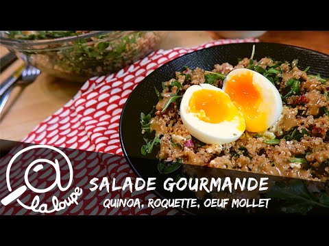Recette Salade de quinoa, avocat et œuf poché
