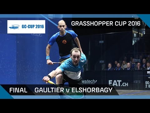 Squash: Gaultier v Mar. Elshorbagy - Grasshopper Cup 2016 - Final Highlights