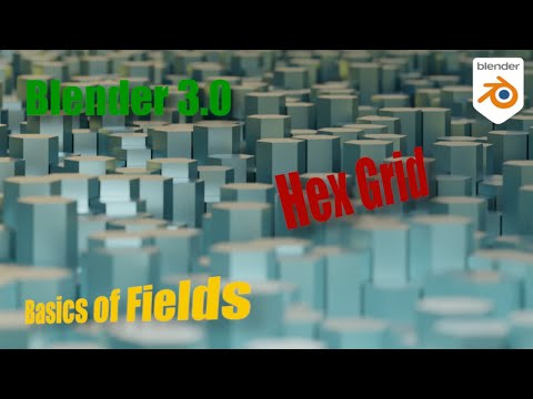 Blender 3.0 Fields: Hexagon Grid Node