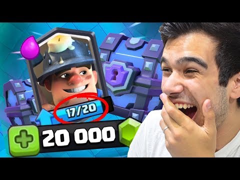GASTEI 20 MIL GEMAS ABRINDO OS MELHORES BAÚS DO CLASH ROYALE E...