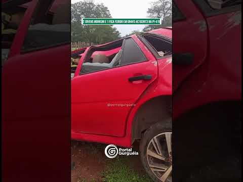 Acidente gravíssimo ceifa a vida de dois jovens em Sebastião Barros