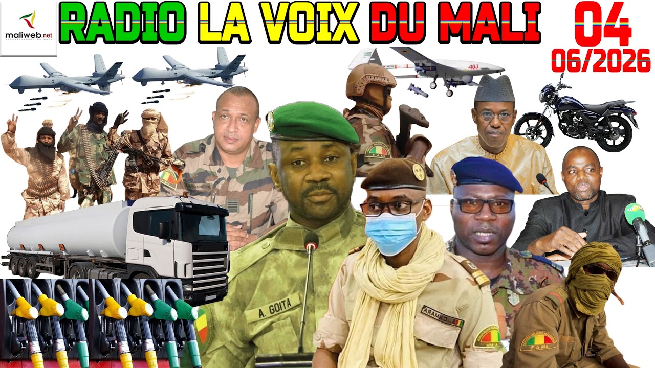 La Revue de Presse de la RADIO LA VOIX DU MALI du 04 Juin 2026