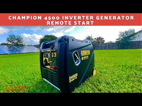 Unboxing / Review Champion 4500-Watt Wireless Remote Start Inverter Generator with Quiet Technology