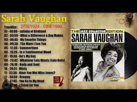 Sarah Vaughan - Greatest Hits (BEST OF VOCAL JAZZ)