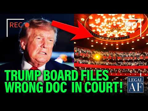 Thumbnail image for: Trump FUMES as his Kennedy Board Screws Up and Files Wrong Resolution Which Kills his Case!!!