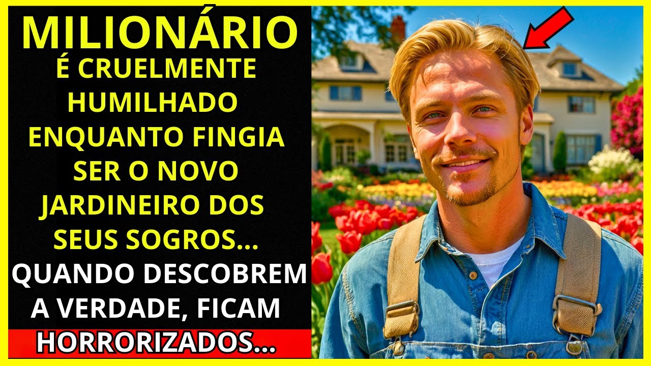 O MILIONÁRIO É CRUELMENTE HUMILHADO ENQUANTO FINGIA SER O NOVO JARDINEIRO DE SEUS SOGROS...