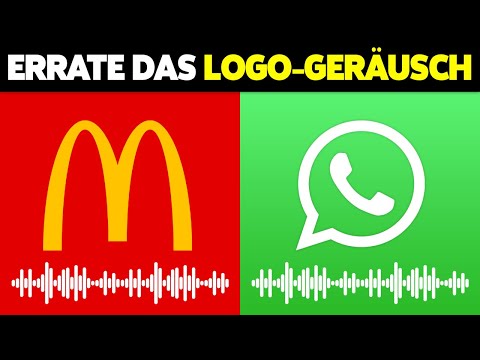 🔊 Errate das Logo-Geräusch 👀 🤔Tiktok, McDonald's, Pepsi, Netflix | Logo-Quiz 2025