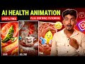 Viral AI Health Animation Videos Kaise Banaye Trending Food Healthy Tips Talking Ai Video Editing