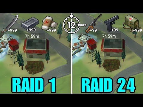 I RAIDED 24 EXTREMELY RICH BASES IN 12 HOURS! - Last Day on Earth: Survival