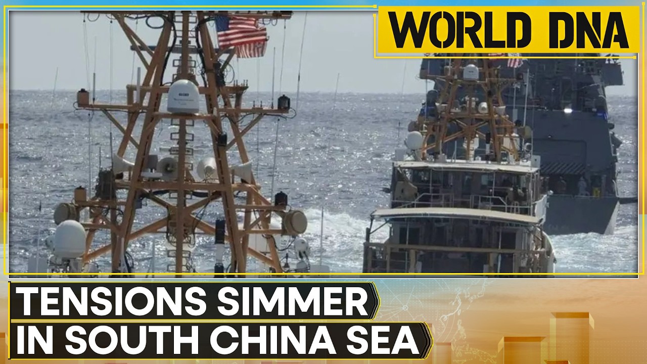 Chinese Vessels Shadow Philippine-US Military Drills In South China Sea | WION News