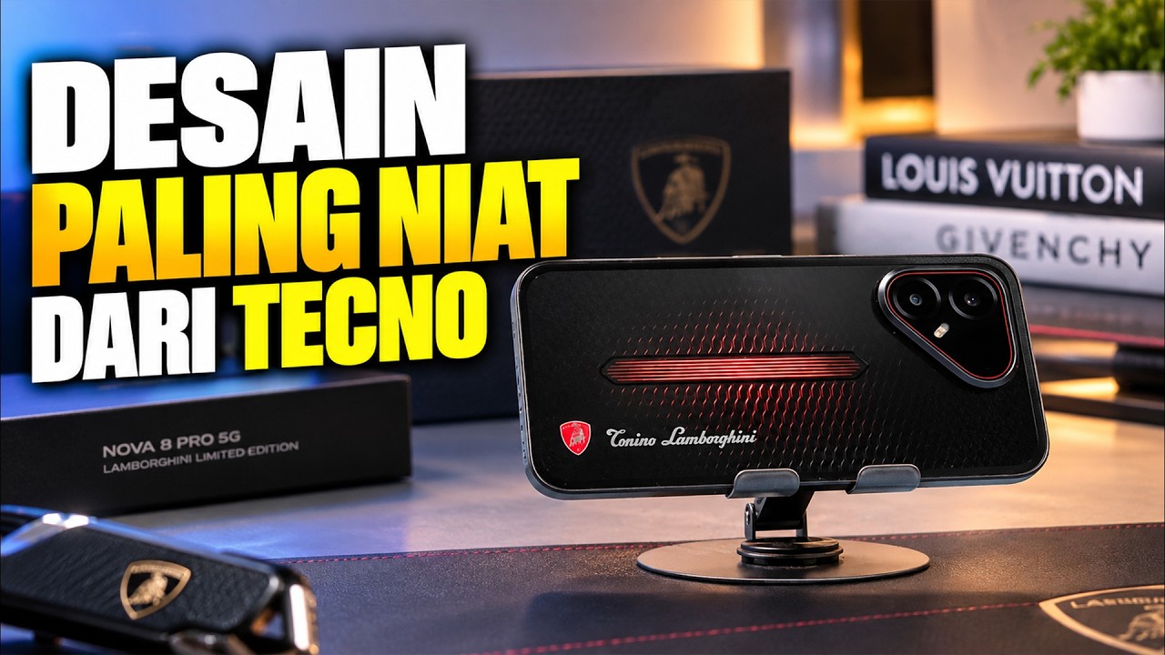 HP 6 JUTAAN RASA SUPERCAR! — Review TECNO POVA 8 Pro Lamborghini