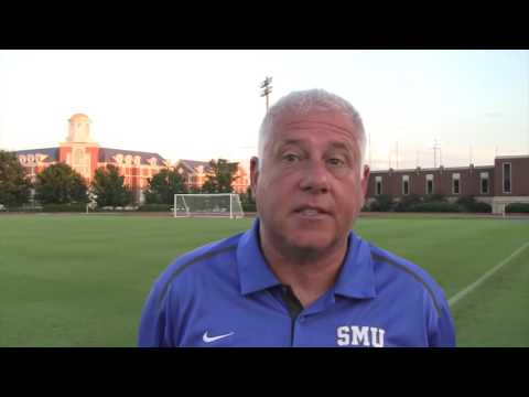SMU women's soccer head coach Chris Petrucelli