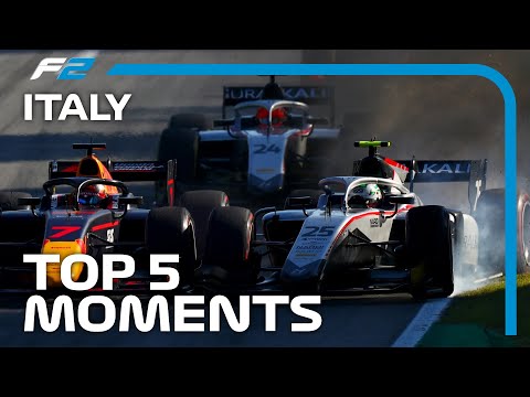【F2ハイライト動画】角田裕毅が参戦するF2の決勝レースTOP5。高速サーキット「モンツァ」のスプリントレースハイライト動画