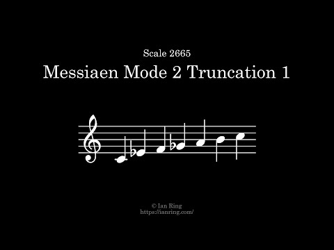 Scale 2665: Messiaen Mode 2 Truncation 1