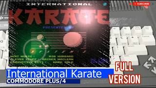 Commodore Plus/4 -=International Karate=- full version