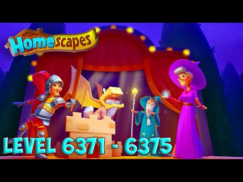 Homescapes level 6371 - 6375 🏡 Playrix HD 👋😘✌️