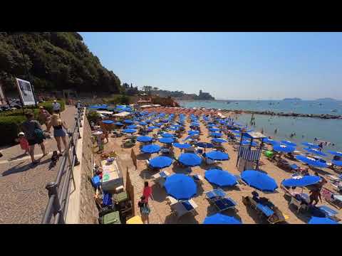 Lerici - spiaggia Venere Azzurra & Castello (SP)