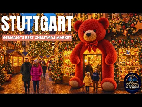 STUTTGART: The Most Magical Place on Earth Right Now 🧸🇩🇪 | Christmas Market Walking Tour [4K 60fps]