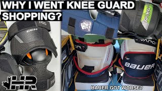 Why I went goalie knee guard shopping! Bauer Elite & 1X got worse...