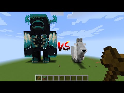 WARDEN EV vs KEÇİ EV - Minecraft Yapı Kapışmaları