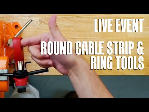 Jonard Tools Live Event - Round Cable Strip & Ring Tools